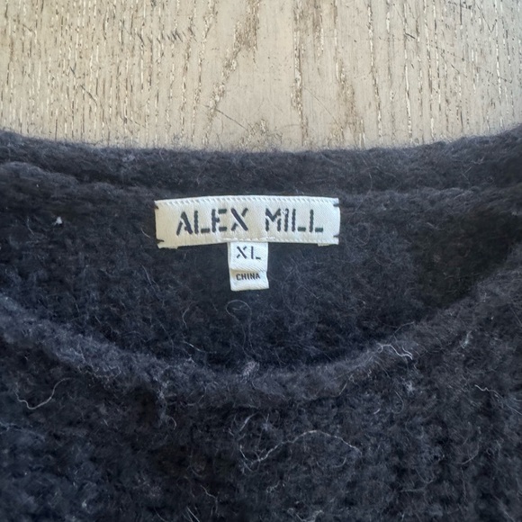 Alex Mill NORMANDIE STRIPE SWEATER XL Alpaca blend - Picture 8 of 9